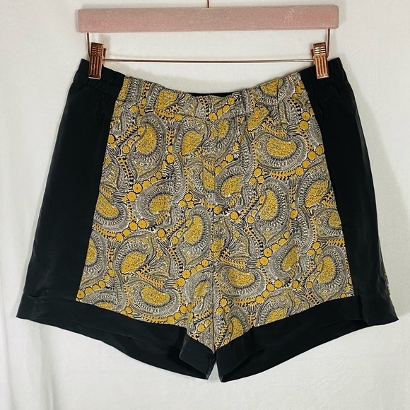 NWT H&M conscious high waisted paisley shorts - Picture 1 of 7